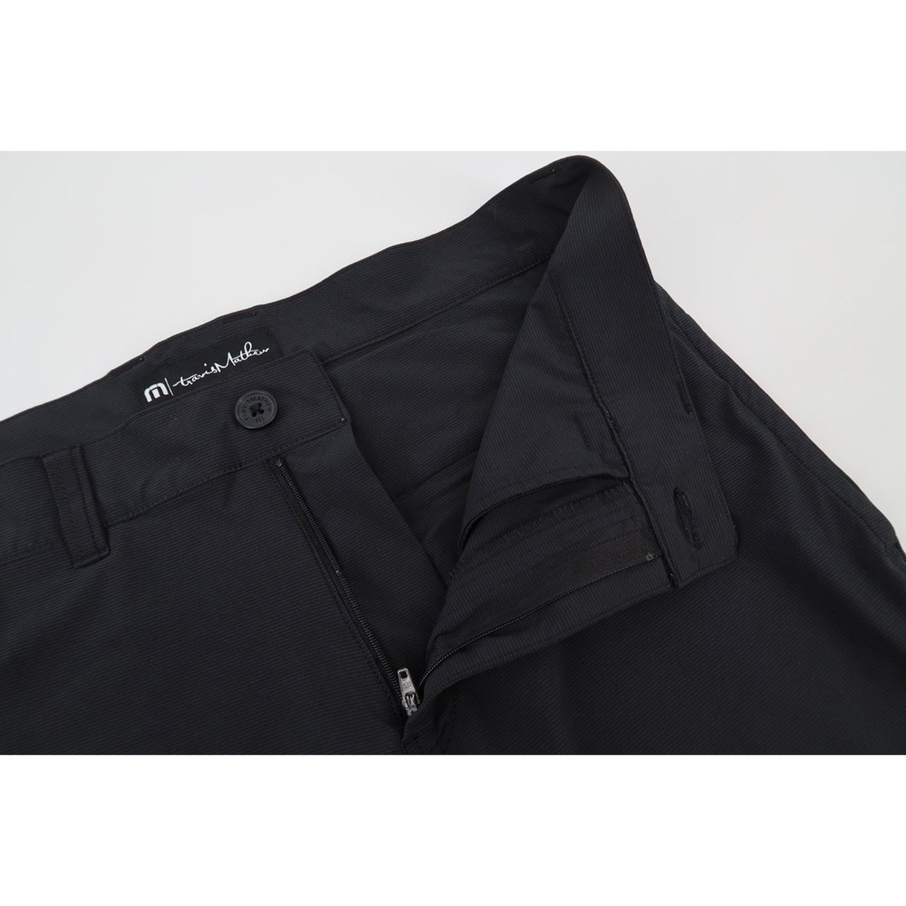 Travis Mathew Carlsbad Golf Shorts Mens 32 Black Performance Stretch 9" Inseam - Picture 8 of 10